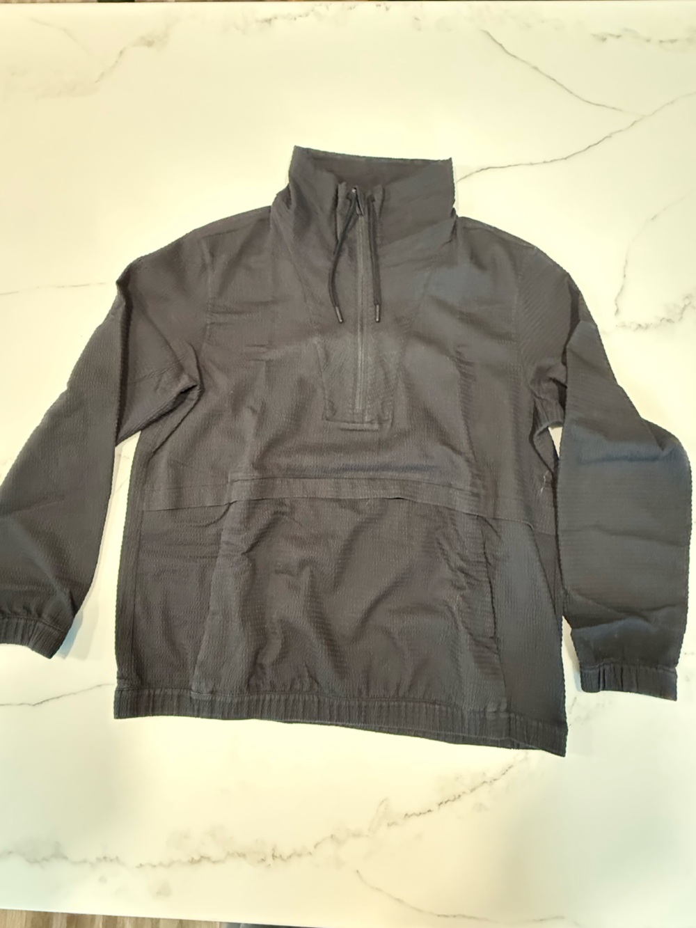 lululemon athletica Black Quarter-Zip Windbreaker